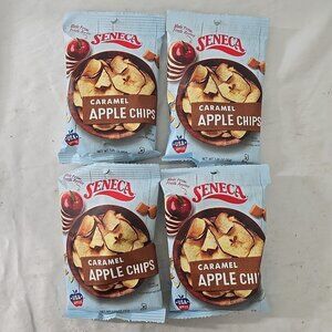 4 PACK Seneca Original Caramel Apple Chips 1.25 Oz